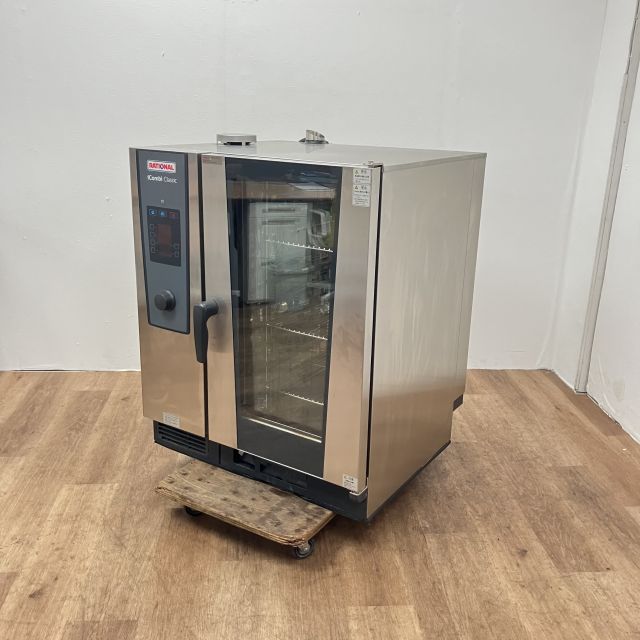 C(7565) ラショナル スチームコンベクションオーブン LM200BE.XXXXX 2021年製 マルゼン 架台 3相200V 50/60Hz 取説付 直接引取り歓迎 大阪 iCombi Classic 6-1/1電気式【ラショナル】スチームコンベクション